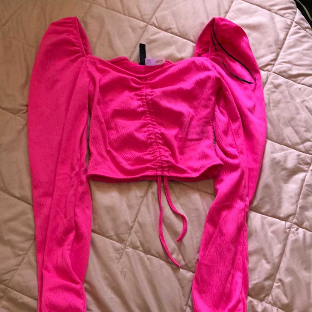 Hot pink dress shirt